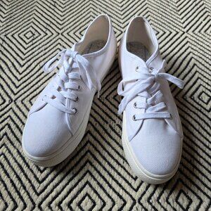 Steve Madden Elore Platform Sneakers, White, Size 10M